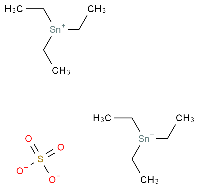 TRIETHYLTIN SULFATE_分子结构_CAS_)