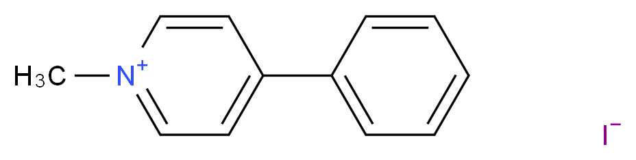 N-Methyl-4-phenylpyridinium Iodide_分子结构_CAS_36913-39-0)