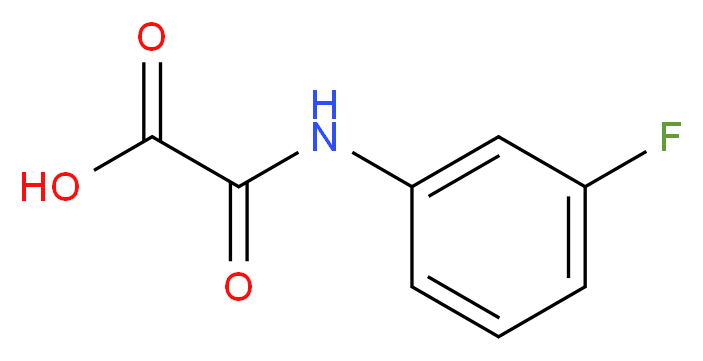 [(3-Fluorophenyl)amino](oxo)acetic acid_分子结构_CAS_87967-27-9)