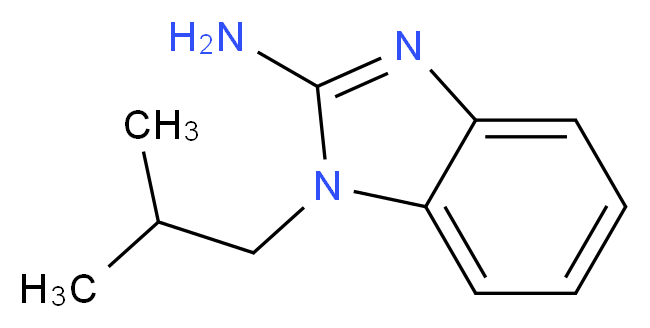 1-Isobutyl-1H-benzimidazol-2-amine_分子结构_CAS_519167-93-2)