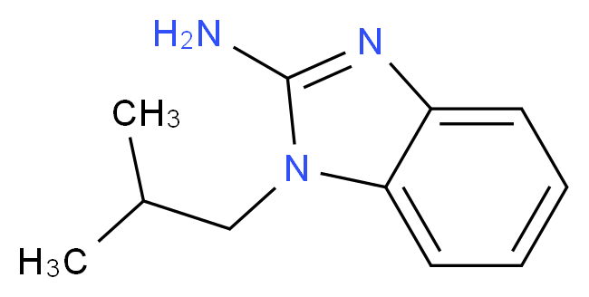 1-isobutyl-1H-benzimidazol-2-amine_分子结构_CAS_519167-93-2)