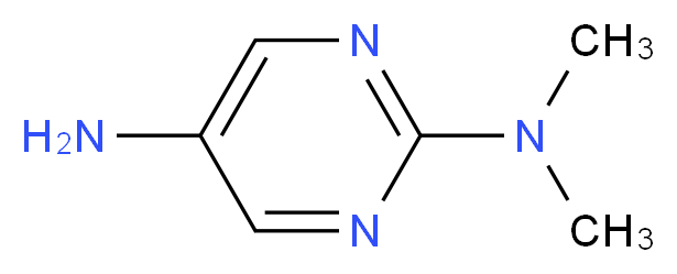 2-N,2-N-dimethylpyrimidine-2,5-diamine_分子结构_CAS_56621-99-9