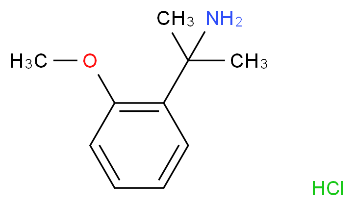 alpha,alpha-Dimethyl-2-methoxybenzylamine hydrochloride_分子结构_CAS_)