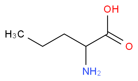 2-Aminopentanoic acid_分子结构_CAS_760-78-1)
