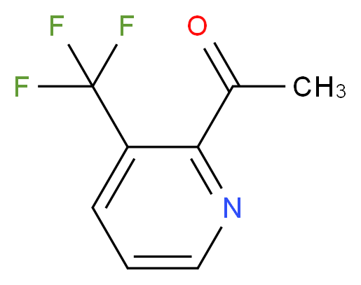 1-[3-(Trifluoromethyl)pyridin-2-yl]ethan-1-one_分子结构_CAS_)