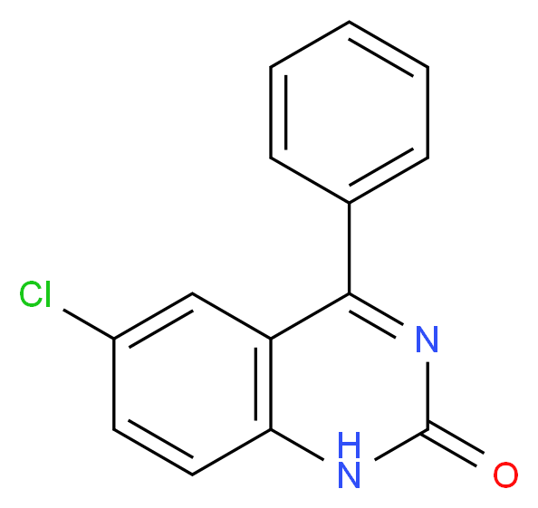 6-chloro-4-phenyl-1,2-dihydroquinazolin-2-one_分子结构_CAS_4797-43-7