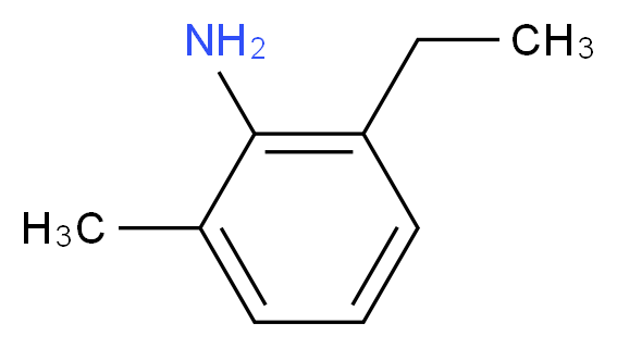 2-Ethyl-6-methylaniline_分子结构_CAS_24549-06-2)