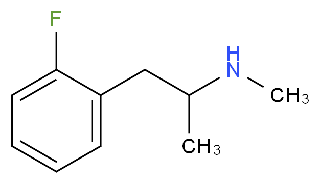 [1-(2-fluorophenyl)propan-2-yl](methyl)amine_分子结构_CAS_1017176-48-5