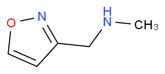 methyl(1,2-oxazol-3-ylmethyl)amine_分子结构_CAS_297172-17-9