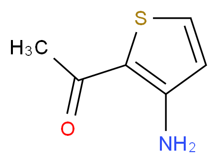 2-乙酰基-3-氨基噻吩_分子结构_CAS_31968-33-9)