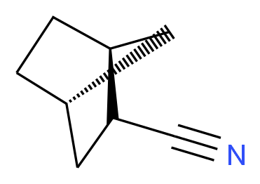 (1S,4R)-bicyclo[2.2.1]heptane-2-carbonitrile_分子结构_CAS_2234-26-6