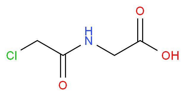 CHLOROACETYLGLYCINE_分子结构_CAS_6319-96-6)