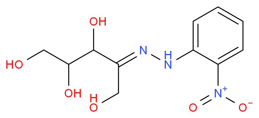 D-Ribulose o-nitrophenylhydrazone_分子结构_CAS_6155-41-5)