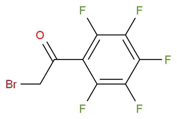 2-bromo-1-(pentafluorophenyl)ethan-1-one_分子结构_CAS_5122-16-7