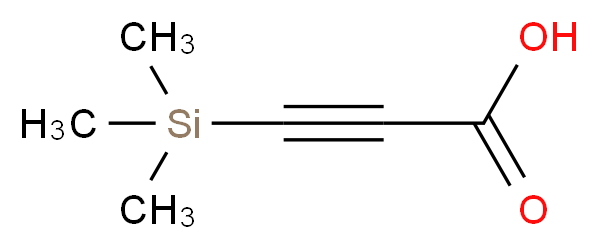 3-(trimethylsilyl)prop-2-ynoic acid_分子结构_CAS_5683-31-8