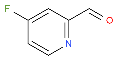 4-Fluoro-2-formylpyridine_分子结构_CAS_1060809-18-8)