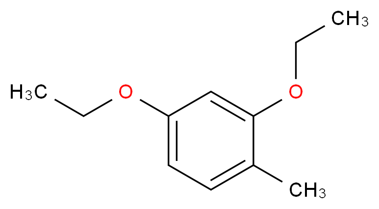 2,4-diethoxy-1-methylbenzene_分子结构_CAS_57121-82-1
