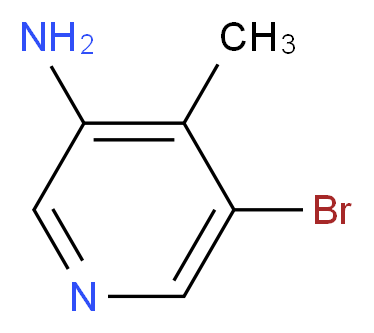 5-Bromo-4-methylpyridin-3-amine_分子结构_CAS_850892-12-5)