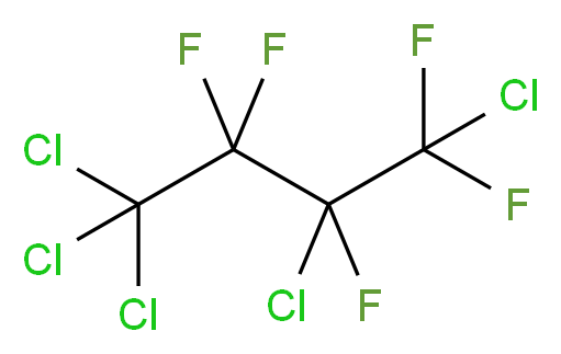 1,2,4,4,4-Pentachloropentafluorobutane 97%_分子结构_CAS_375-46-2)