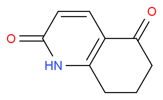 1,2,5,6,7,8-hexahydroquinoline-2,5-dione_分子结构_CAS_15450-69-8