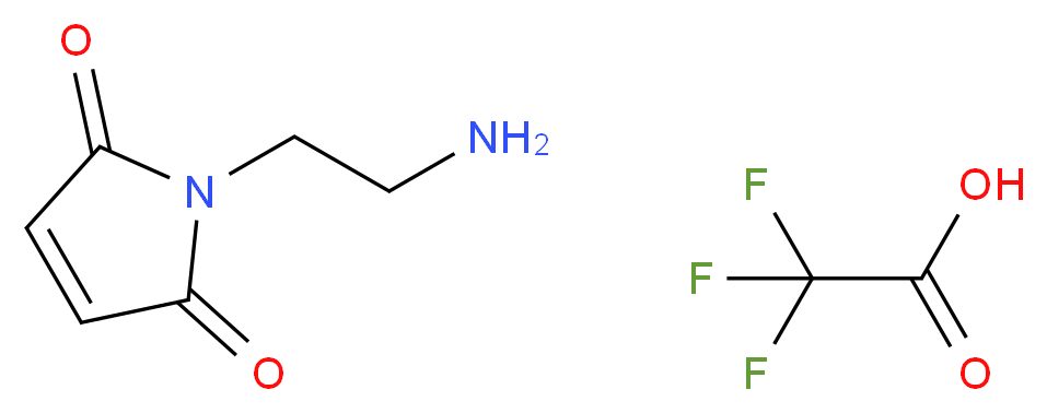 1-(2-aminoethyl)-2,5-dihydro-1H-pyrrole-2,5-dione; trifluoroacetic acid_分子结构_CAS_)