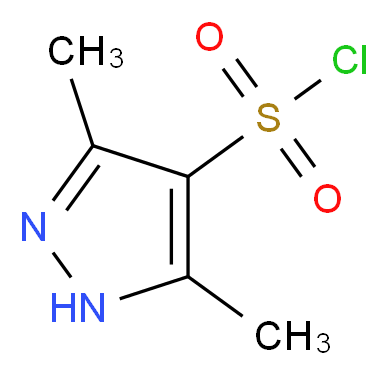 3,5-Dimethyl-1H-pyrazole-4-sulfonyl chloride_分子结构_CAS_80466-78-0)