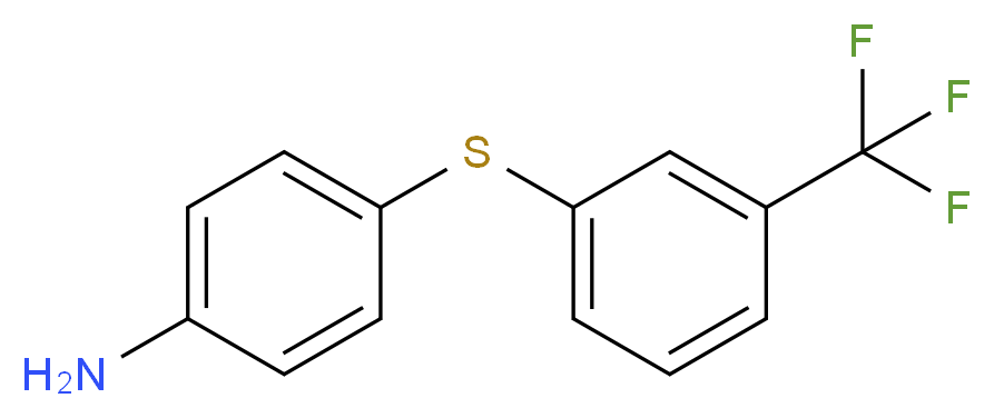 4-{[3-(Trifluoromethyl)phenyl]sulfanyl}aniline_分子结构_CAS_)