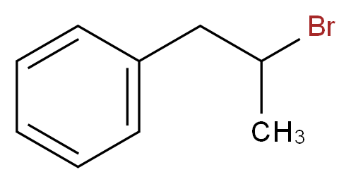 (2-bromopropyl)benzene_分子结构_CAS_2114-39-8