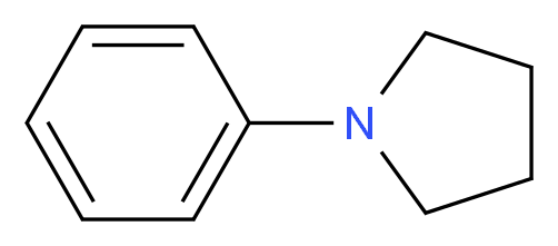 1-Phenylpyrrolidine_分子结构_CAS_4096-21-3)