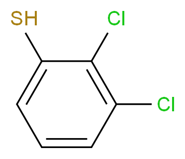 2,3-二氯苯硫酚_分子结构_CAS_17231-95-7)