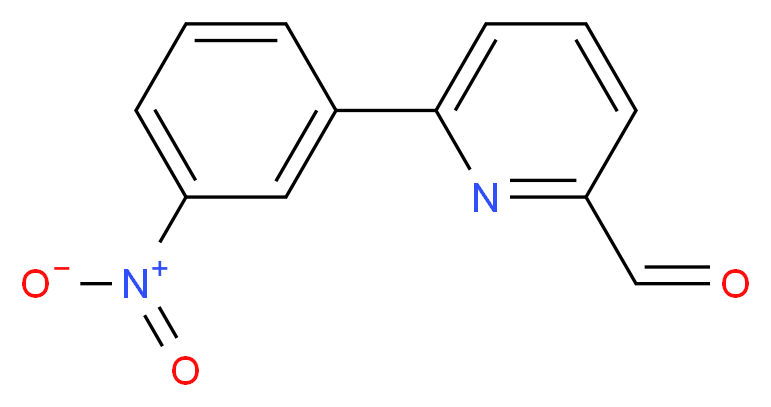 6-(3-NITROPHENYL)-2-PYRIDINECARBOXALDEHYDE_分子结构_CAS_52583-70-7)