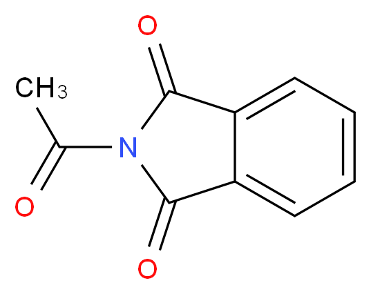 2-acetyl-2,3-dihydro-1H-isoindole-1,3-dione_分子结构_CAS_1971-49-9