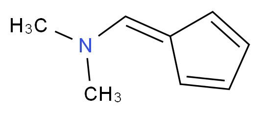1-(Cyclopenta-2,4-dien-1-ylidene)-N,N-diMethylMethanaMine_分子结构_CAS_696-68-4)