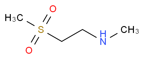(2-methanesulfonylethyl)(methyl)amine_分子结构_CAS_202198-18-3