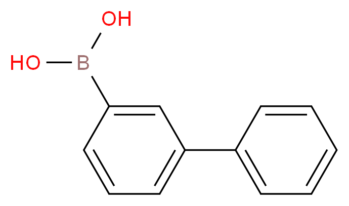 (3-phenylphenyl)boronic acid_分子结构_CAS_5122-95-2