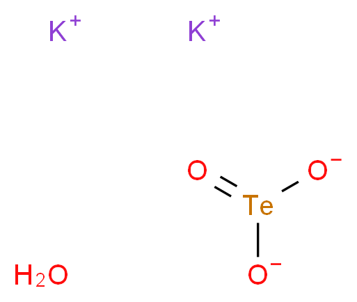 亚碲酸钾 水合物_分子结构_CAS_123333-66-4)