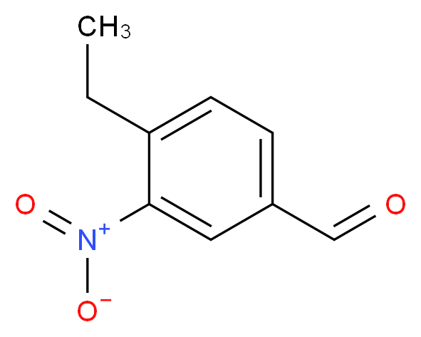 4-ethyl-3-nitrobenzaldehyde_分子结构_CAS_4748-80-5