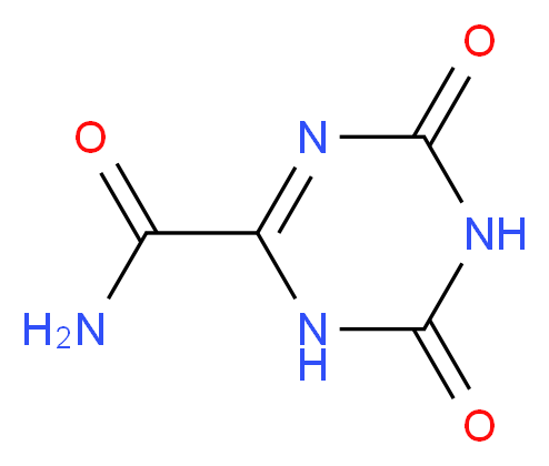 4,6-dioxo-1,4,5,6-tetrahydro-1,3,5-triazine-2-carboxamide_分子结构_CAS_69391-08-8