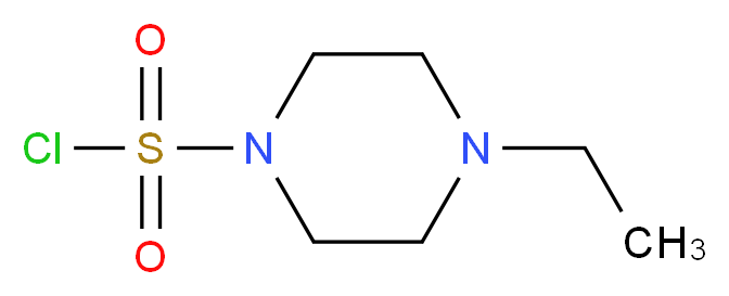 4-ethyl-1-piperazinesulfonyl chloride_分子结构_CAS_273207-02-6)