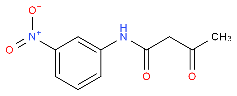 N-(3-nitrophenyl)-3-oxobutanamide_分子结构_CAS_25233-49-2