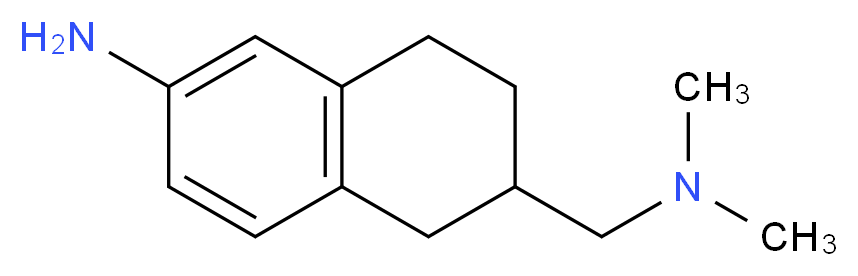 6-((dimethylamino)methyl)-5,6,7,8-tetrahydronaphthalen-2-amine_分子结构_CAS_331754-31-5)