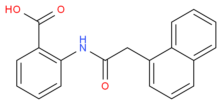 2-[(1-naphthylacetyl)amino]benzoic acid_分子结构_CAS_101895-37-8)