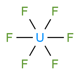 hexafluorouranium_分子结构_CAS_7783-81-5