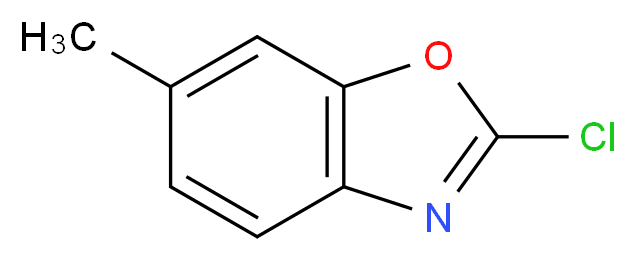 2-CHLORO-6-METHYL-1,3-BENZOXAZOLE_分子结构_CAS_3621-83-8)