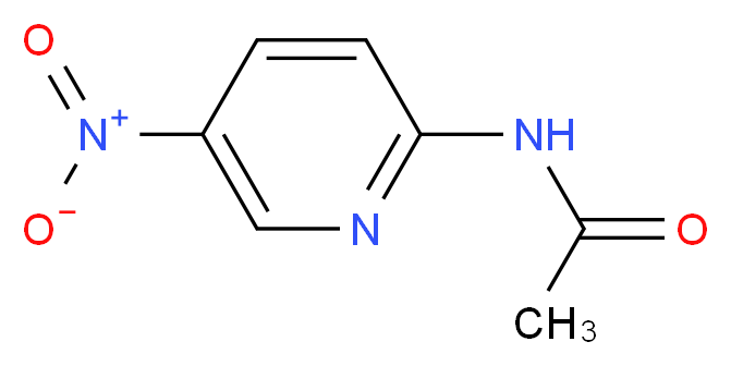 2-乙酸胺基-5-硝基吡啶_分子结构_CAS_5093-64-1)