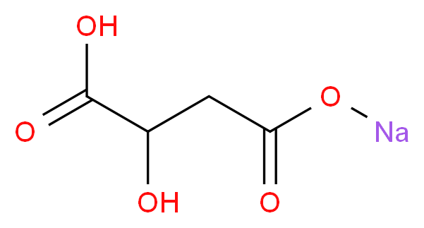 2-hydroxy-4-oxo-4-(sodiooxy)butanoic acid_分子结构_CAS_68303-40-2