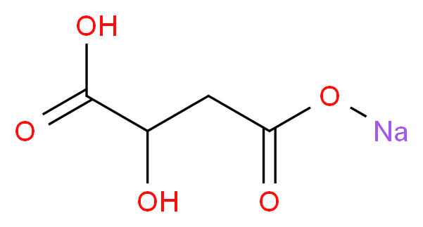 L(-)MALIC ACID MONOSODIUM SALT_分子结构_CAS_68303-40-2)