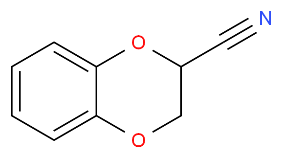 2,3-dihydro-1,4-benzodioxine-2-carbonitrile_分子结构_CAS_1008-92-0