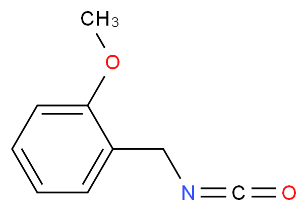 2-甲氧苄基异氰酸酯_分子结构_CAS_93489-08-8)