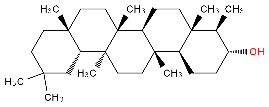 (3R,4R,4aS,6aS,6bR,8aR,12aR,12bS,14aS,14bS)-4,4a,6b,8a,11,11,12b,14a-octamethyl-docosahydropicen-3-ol_分子结构_CAS_5085-72-3